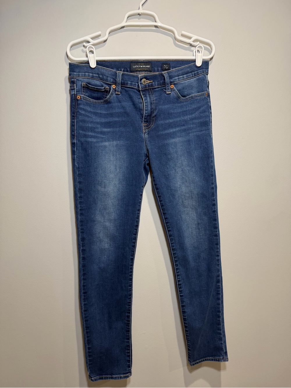 Lucky Brand Women's Dark Blue Skinny Jeans
